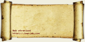 Jerotije Bakić vizit kartica